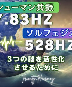 シューマン共振 7.83Hz & ソルフェジオ 528Hz &ルートチャクラトーン「Trinity Harmony」