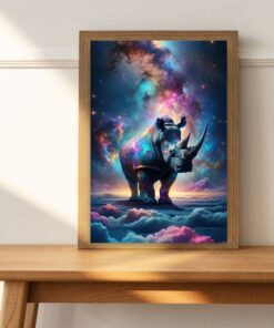 サイ サイケデリック パワーアニマルアート モックアップ 4