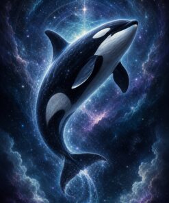 シャチ 宇宙 パワーアニマルアート