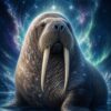 セイウチ 宇宙 パワーアニマルアート
